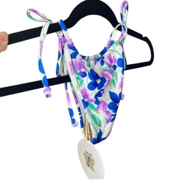 PRINCESS POLLY Recycled Nylon Avery Bikini Bottoms Flor Size 2 - Picture 3 of 6